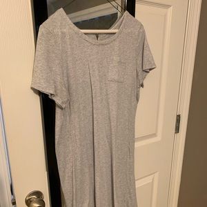 Grey mid length dress